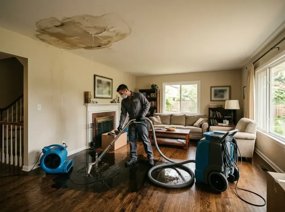 attic-pipe-burst-ceiling-drip-008 — frequently asked questions, Water Damage Restoration & Carpet Care in West Ishpeming, MI